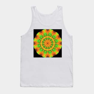 Green & Gold Mandala Tank Top